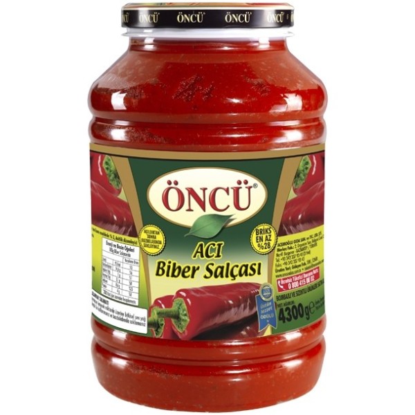 Öncü Acıbiber Salçası 4.5kg