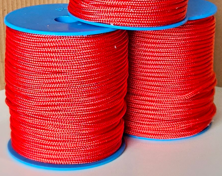 4mm Paracord kırmızıFile Örme ipleri