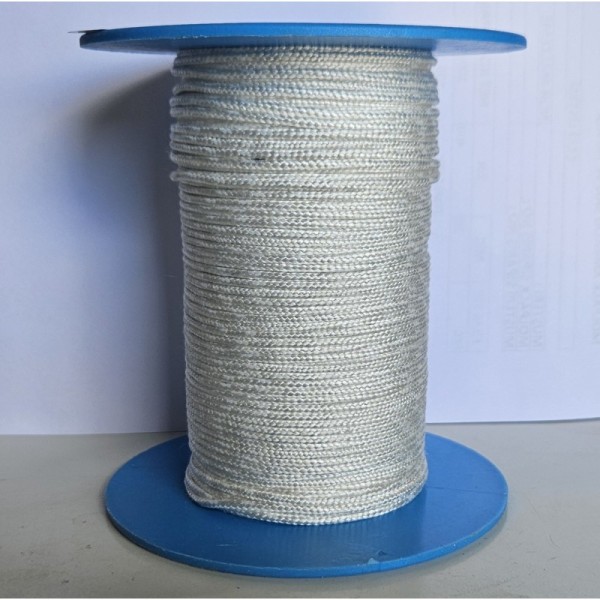 2.5 mm Paracord Beyaz File Örme ipi