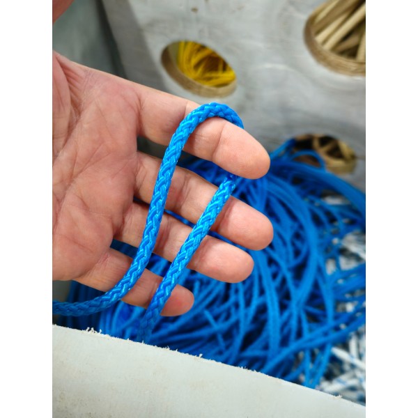 Renkli Örgülü Polyester File Halatı