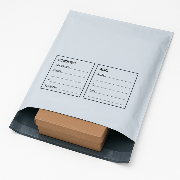 Baskılı Kargo Poşeti 37 x 45 +5cm