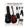 Virgo Desdemona CW-39RDS 4/4 Sap Ayarlı Klasik Gitar Full Set - Kırmızı