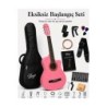 Virgo Desdemona CW-39PK 4/4 Sap Ayarlı Klasik Gitar Full Set - Pembe