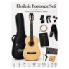 Virgo Desdemona CL-39NT 4/4 Sap Ayarlı Klasik Gitar Full Set - Sarı