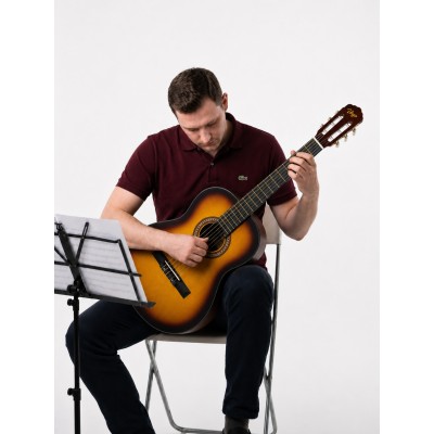 Virgo Desdemona CL-39SB 4/4 Sap Ayarlı Klasik Gitar Full Set - Kırmızı