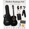 Virgo Desdemona CL-39BK 4/4 Sap Ayarlı Klasik Gitar Full Set - Siyah