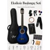 Virgo Desdemona CL-39BLS2 4/4 Sap Ayarlı Klasik Gitar Full Set - Mavi