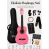 Virgo Desdemona CL-39PK 4/4 Sap Ayarlı Klasik Gitar Full Set - Pembe
