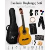 Virgo Desdemona CW-39OR 4/4 Sap Ayarlı Klasik Gitar Full Set - Turuncu