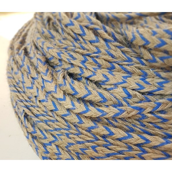 Jut Saç Örgü mavi doğal supla