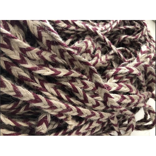 Jut Doğal bordo Örgü