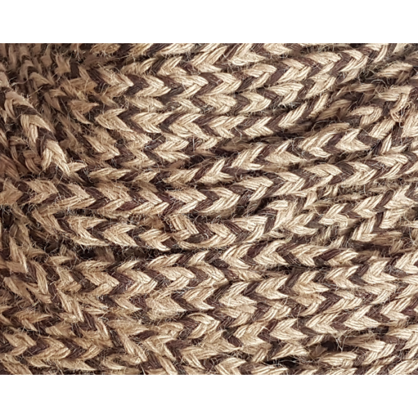 Jut Doğal kahve saç Örgü