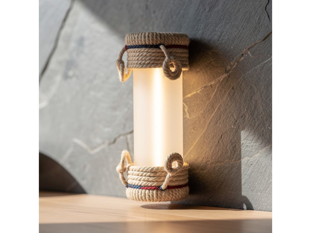 Doğal Jüt Halatlarla Boho-Modern Dekoratif Aydınlatma